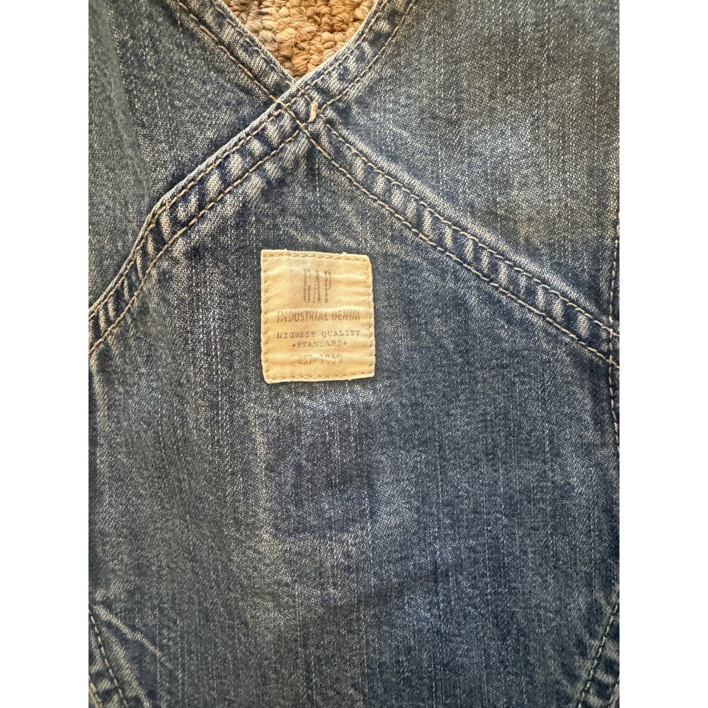 Vintage GAP Denim Overalls Women’s Small Y2K Medium Wash Carpenter Farm Retro - Picture 5 of 5